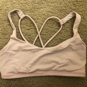 Lululemon pink sports bra size 2